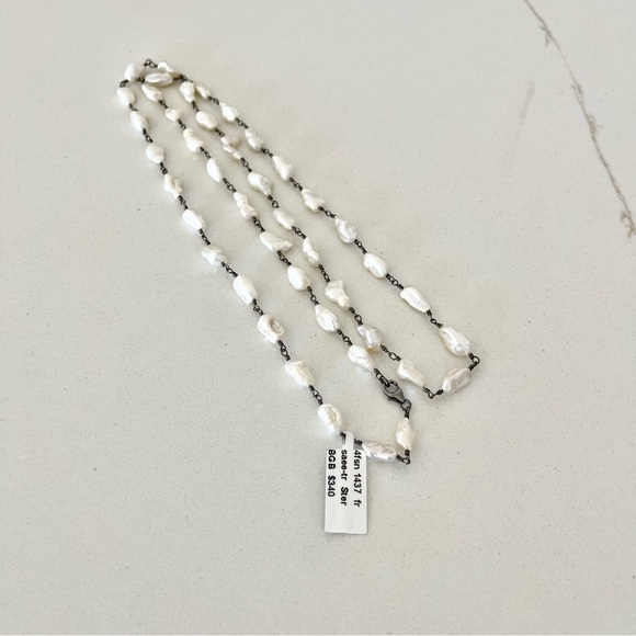 One of a kind Fresh Water pearl necklace 31” in length - Picture 6 of 8